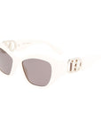 Karl Lagerfeld White Injected Sunglasses