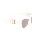 Karl Lagerfeld White Injected Sunglasses