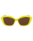 Karl Lagerfeld Yellow Injected Sunglasses