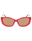 Karl Lagerfeld Red Injected Sunglasses