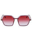Karl Lagerfeld Red Injected Sunglasses