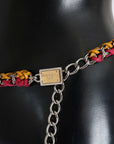 Dolce & Gabbana Elegant Multicolor Crystal-Embellished Belt