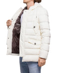 Herno White Viscose Jacket