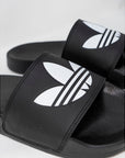 Adidas Black Polyester Sandal