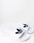 Adidas White Polyester Sandal