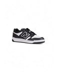 New Balance Black And White Leather Sneaker