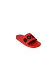 Hugo Boss Red Polyethylene Sandal