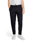 Armani Exchange Black Polyester Jeans & Pant