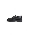 Tommy Hilfiger Black Leather Flat Shoe