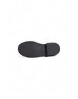 Tommy Hilfiger Black Leather Flat Shoe