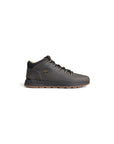 Timberland Gray Leather Leather Sneaker
