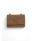 Replay Brown Polyester Handbag