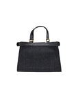Replay Black Cotton Handbag