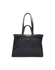 Replay Black Cotton Handbag