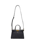 Replay Black Cotton Handbag
