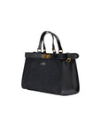 Replay Black Cotton Handbag