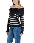 Sandro Ferrone Black And White Viscose Sweater