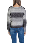 Sandro Ferrone Gray Acrylic Sweater