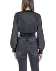 Sandro Ferrone Black Polyamide Cardigan