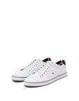 Tommy Hilfiger White Cotton Sneaker