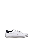 Tommy Hilfiger White Cotton Sneaker