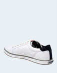 Tommy Hilfiger White Cotton Sneaker