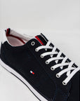 Tommy Hilfiger Blue Cotton Sneaker