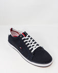 Tommy Hilfiger Blue Cotton Sneaker