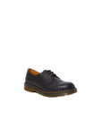 Dr. Martens Black Leather Flat Shoe