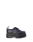 Dr. Martens Black Leather Flat Shoe