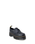 Dr. Martens Black Leather Flat Shoe
