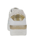 Tommy Hilfiger Cream Leather Sneaker