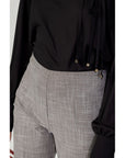 Sandro Ferrone Gray Polyester Jeans & Pant