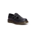 Dr. Martens Black Leather Flat Shoe