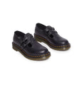 Dr. Martens Black Leather Flat Shoe