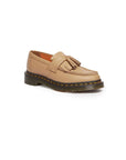 Dr. Martens Beige Leather Flat Shoe