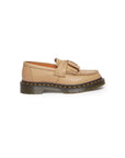 Dr. Martens Beige Leather Flat Shoe