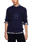 Tommy Hilfiger Blue Cotton Sweater