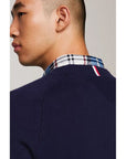 Tommy Hilfiger Blue Cotton Sweater