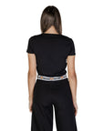 Moschino Black Cotton Tops & T-Shirt