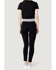 Moschino Black Cotton Jeans & Pant