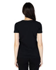 Moschino Black Cotton Tops & T-Shirt