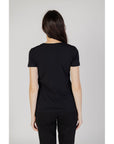 Moschino Black Cotton Tops & T-Shirt