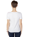 Moschino White Cotton Tops & T-Shirt