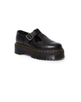 Dr. Martens Black Leather Flat Shoe