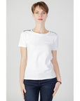 Moschino White Cotton Tops & T-Shirt