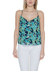 Morgan De Toi Turquoise Polyester Tops & T-Shirt