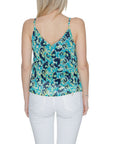 Morgan De Toi Turquoise Polyester Tops & T-Shirt