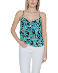 Morgan De Toi Turquoise Polyester Tops & T-Shirt