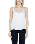 Jacqueline De Yong White Polyester Tops & T-Shirt